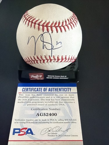 Los Angeles Angels Mike Trout Signed Autographed OML Baseball Auto PSA/DNA