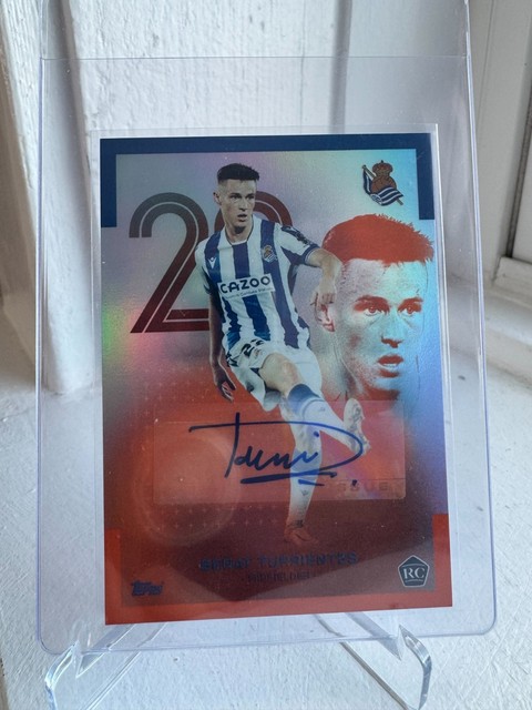 Benat Turrientes 2022-23 Topps Real Sociedad Team Set RC Auto /25