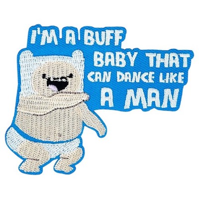 Adventure Time - Buff Baby - Bestickt Patch - Brandneu - CTN-0058