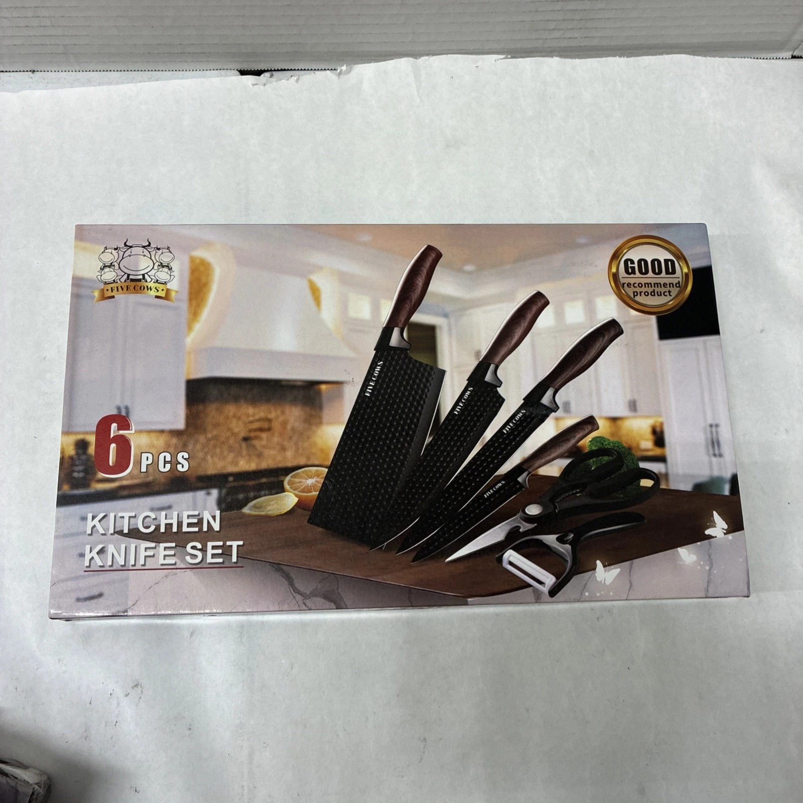 FIVE COWS Kitchen Knife Set 6 Piece Set
Opens in a new window or tab