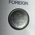 Mexico 2010 50 Centavo Coin~Stainless Steel~Eagle — photo 2