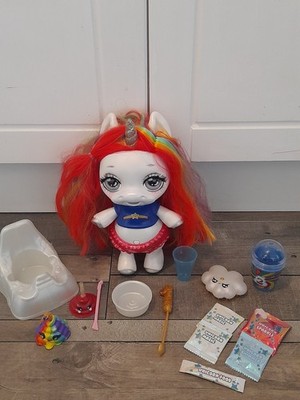 Poopsie Einhorn Überraschung - Regenbogen Brightstar + Töpfchen, Essen, Pinsel + weiteres Zubehör 