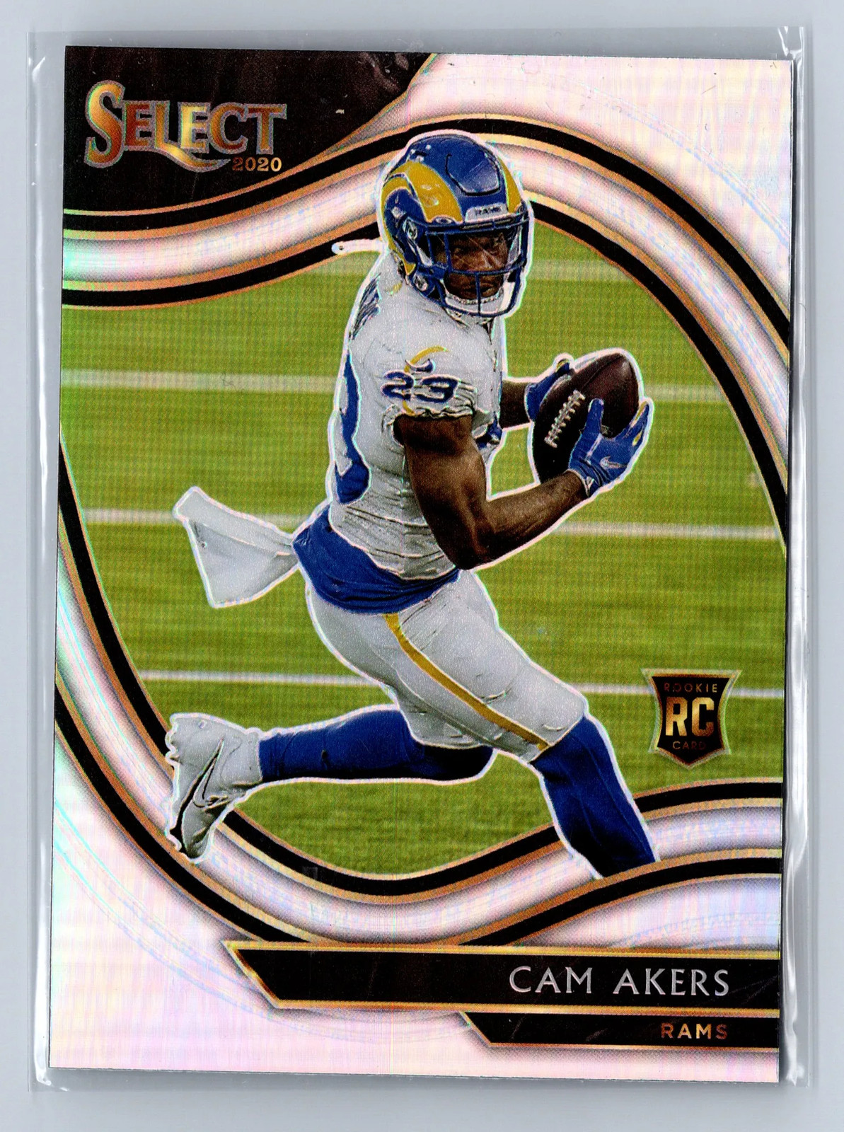 2020 Panini Select Cam Akers Silver Prizm #355