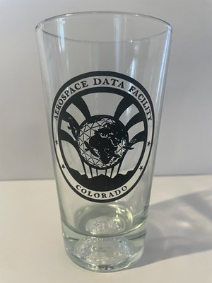 Cool Aerospace Data Facility Colorado Drinking Glass With Cool Golf Ball Bottom