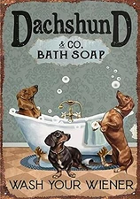 Dog Co. Bath Soap,wash Your Weiner,funny Dog Poster,dog Mom Gift,wall 