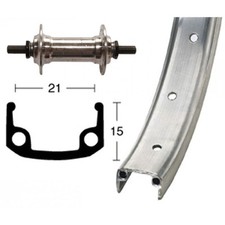 WINORA Alu-Komplettrad vorne 26x1.90 100 MM (559-21)
