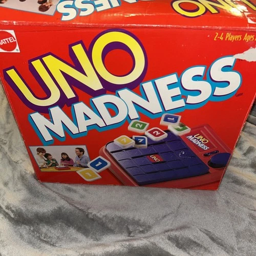 Mattel Uno Madness 1995 Vintage Game *Complete/Works*