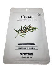 K-Beauty PRETTY SKIN TOTAL SOLUTION ESSENTIAL olive face mask. 0.81oz.