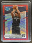 2020-21 Panini Donruss Optic Anthony Edwards Red Wave Prizm RC #151 Timberwolves