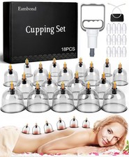 Kit de ventosas, juegos de ventosas para terapia de masaje de espalda NUEVO US
