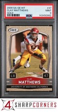 2009 SA-GE HIT GOLD #47 CLAY MATTHEWS RC POP 2 PSA 9