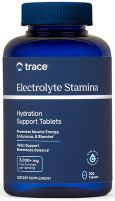 Trace Minerals Research Electrolyte Stamina 300 Tablets Allergen-Free Sealed!!