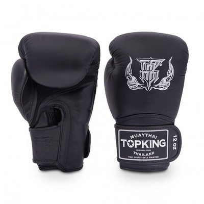 Top King Super Air Breathable Leather Gloves Muay Thai Boxing Gloves for Trai...