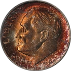 1964-P Roosevelt Dime Cool Toning Obverse PCGS MS65 Great Eye Appeal