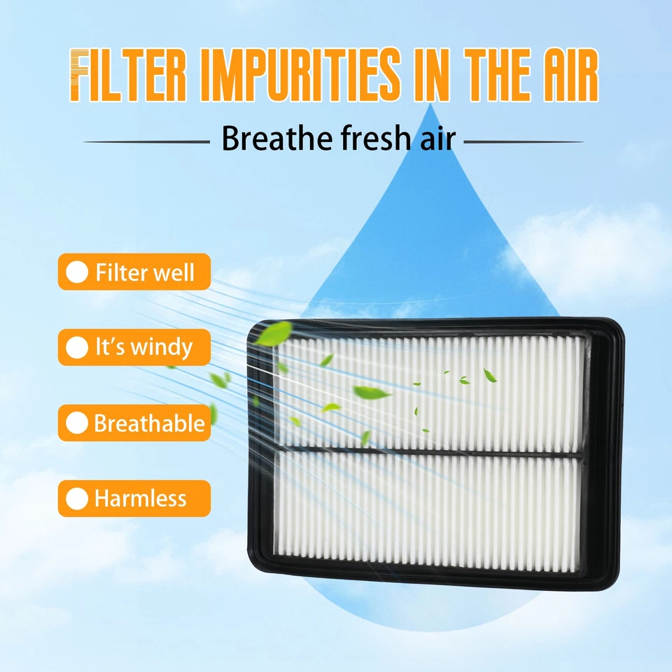 Filtro de aire del motor 16546-4BA1A para Nissan Rogue Sport 2014 2015-2020 2,0 L 2,5 L Foto 4 de 4