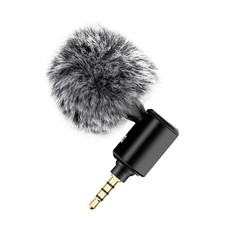 3.5mm Mobile Phone Single Directional Adjustable Mini Microphone