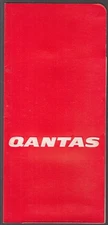 Qantas Australian Airlines unused tcket wrapper 1960s