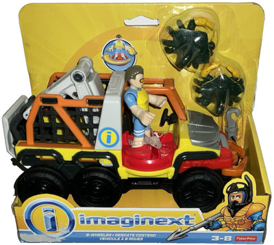 Imaginext Deep Sea Mission 6-WHEELER ATV Ocean Adventure Crab Monsters