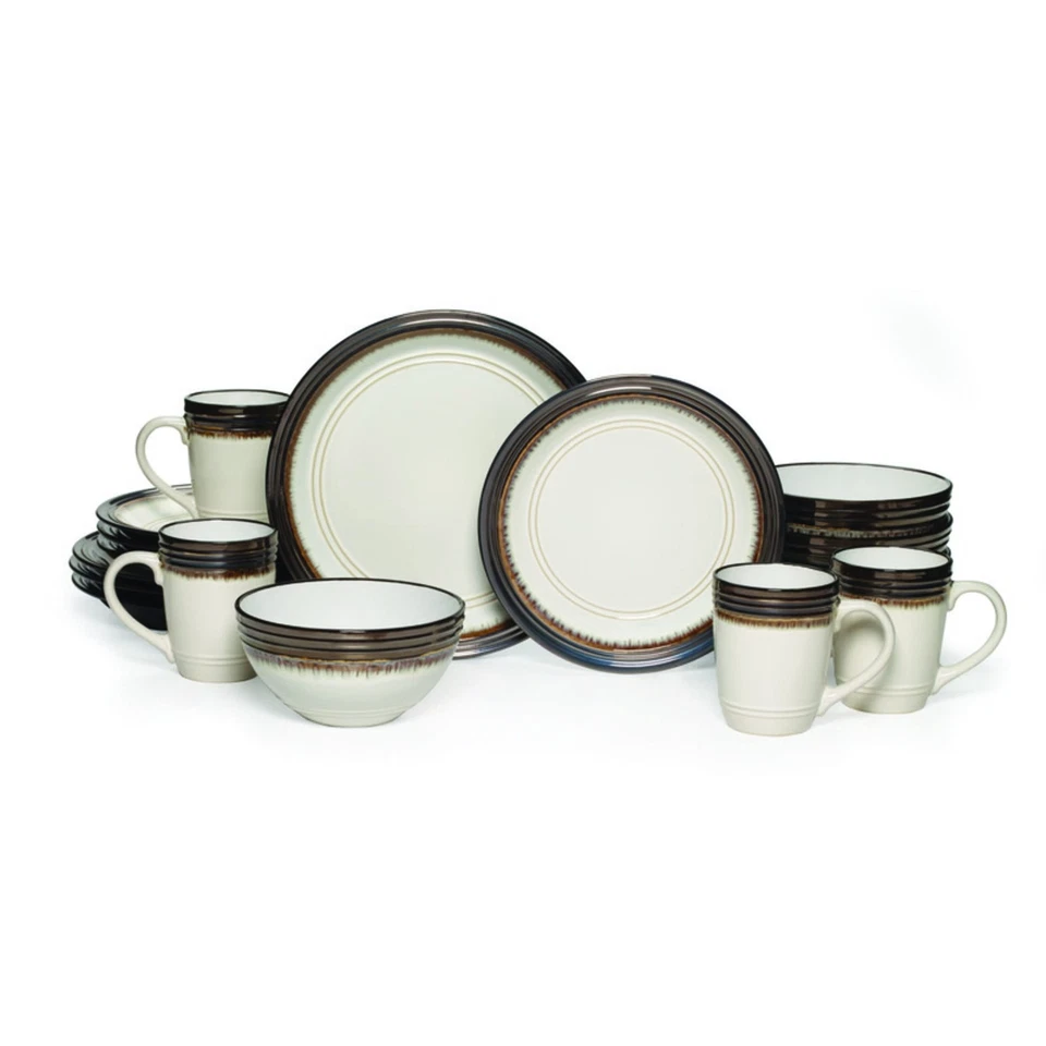 Juego de vajilla Bailey 16 piezas, servicio para 4, crema Foto 4 de 4