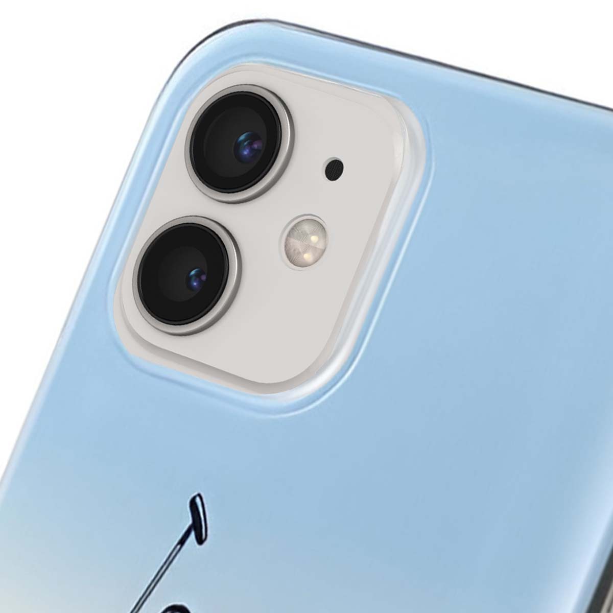 Coque iPhone 12 Mini U.S. Polo Protection Légère Gradient Bleu - 3