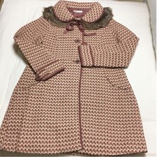axes femme fur coat pink 32.6 inches