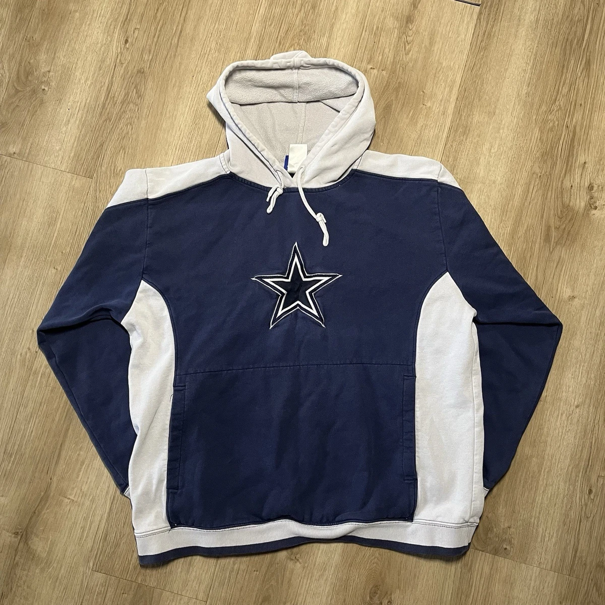 NFL Reebok COWBOYS フード付きジャケット y2k ストリート Vintage Reebok Pro Line 1990's Dallas Cowboys Puffer Jacket