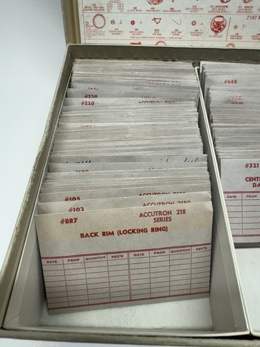 Original Accutron 218 Parts - Box 1 - Picture 5 of 6