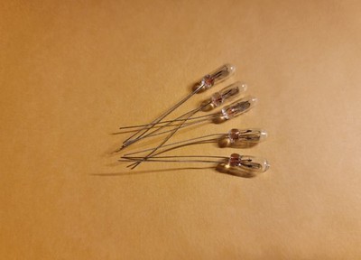 (5) 6.3V-INCANDESCENT LAMP- McIntosh C32 & C34v & C35 / #7381 & #8610 LAMPS