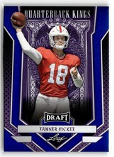 Tanner McKee 2023 Leaf Draft Blue Stanford Cardinal #94