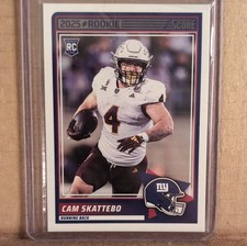 Panini Score Rookie Cam Skattebo #1 New York Giants Football 2025