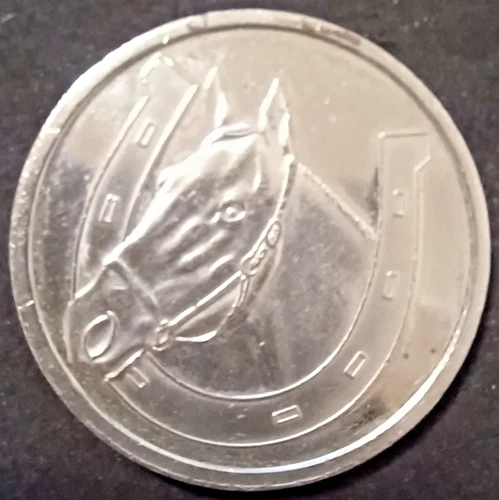 1 oz .999 Fine Silver Round, Lucky Horseshoe Design