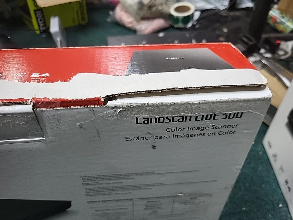 Geniune Canon Canoscan Lide 300 Flatbed Scanner Black - Image 2 of 3