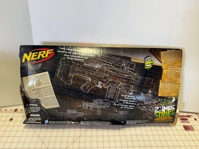 Nerf Zombie Strike Zedsquad Longshot Blaster Gun CS-12 BRAND NEW