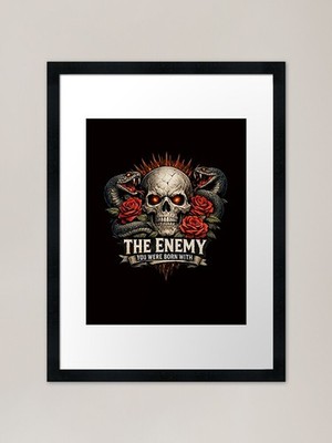 The Enemy You Were Born With nne Gerahmtes Wandbild Poster Leinwanddruck Bild