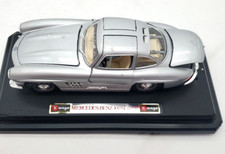 Burago Mercedes Benz 300SL 1954 Silver 1/24 scale Diecast Model Car