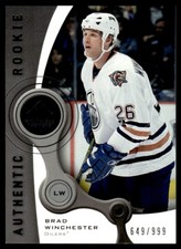 2005-06 SP Game Used Brad Winchester Rookie 649/999 Edmonton Oilers #106