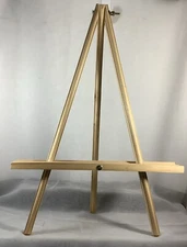 Wooden Easel Drawing Painting Picture 23” H X 15” W X 1” D Decorative Table Top