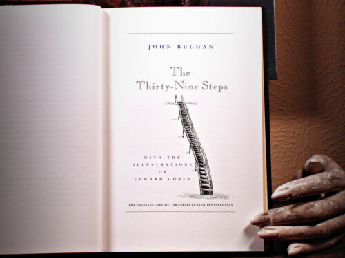 The 39 Steps by John Buchan, Illust. Edward Gorey, 1986, Hardcover, Franklin Ed. - Picture 7 of 12