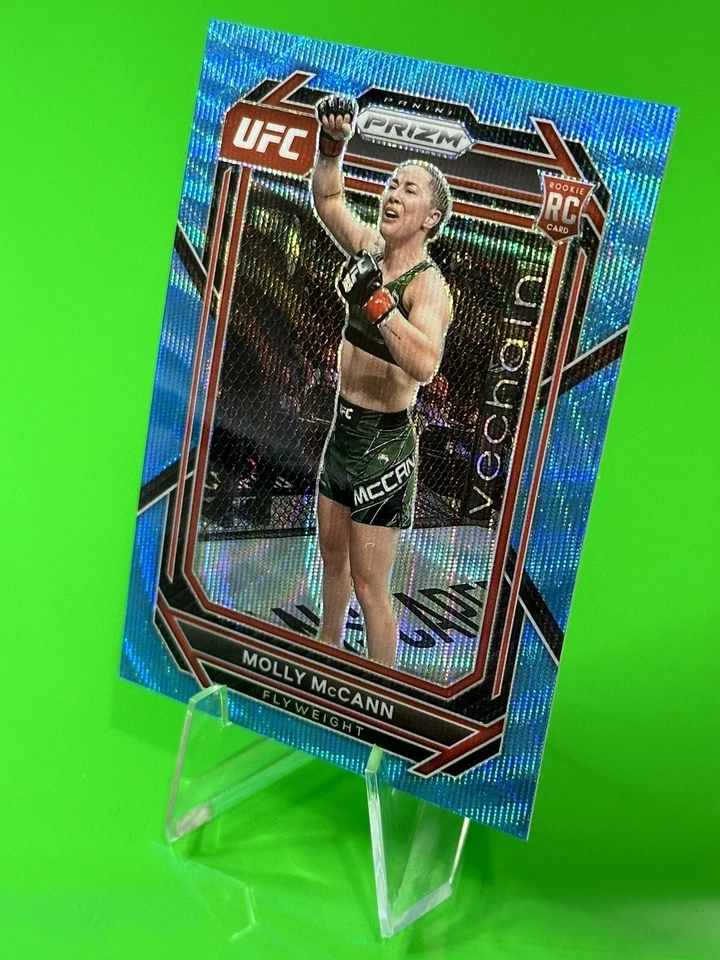 💥💥2023 Panini Prizm UFC Blue Wave Prizm #114 Molly McCann RC!💥💥 - Image 2 of 4