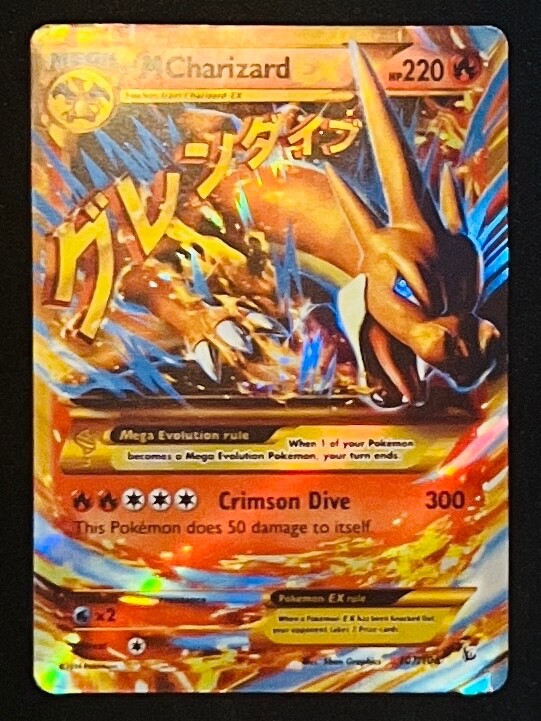 Pokémon TCG Mega-Charizard-EX Flashfire 107 Holo Secret Rare | eBay
