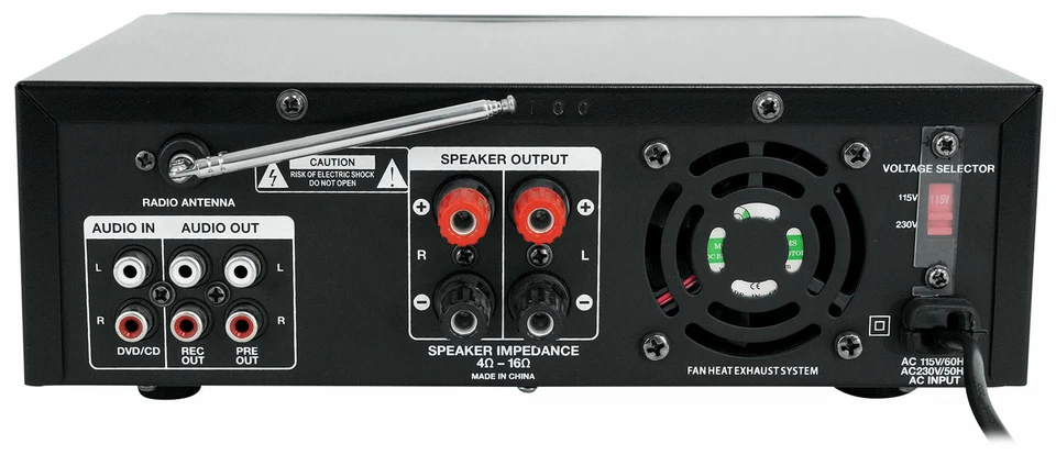 Rockville BLUAMP 100 Home Stereo Bluetooth Amplifier with USB/Mic Input+RCA Out - Image 4 of 4