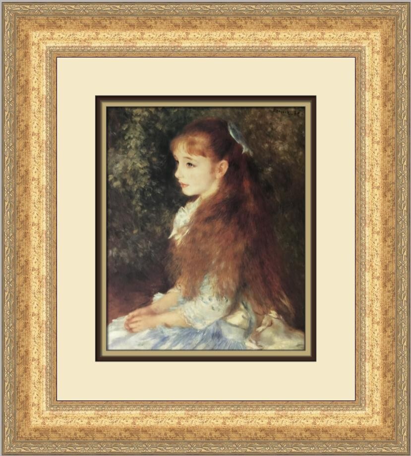 Pierre-Auguste Renoir Portrait of Mlle Irene Cahen D'Anvers Custom