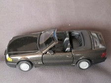 GAMA mini Feinzink-Modell Mercedes-Benz SL  von 1998, schwarz-metallic,1:43 