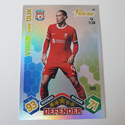 Topps Match Attax Champions League 2023/24 Heritage Van Dijk 451