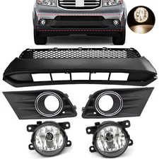 For 2012-2015 Honda Pilot Front Bumper Lower Grille & Fog Lights Kit W/Cover