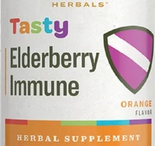 TASTY ELDERBERRY - Orange Flavor Immune System Support Herbal Health Tonic USA