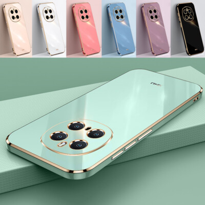 Phone Case For Honor Magic7 Pro/6 Lite/5 Lite/4 Plating Silicone Slim Soft Cover