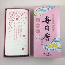 280 Sticks Japanese Nippon Kodo MAINICHI-KOH Cherry Blossom & Sandalwood Incense
