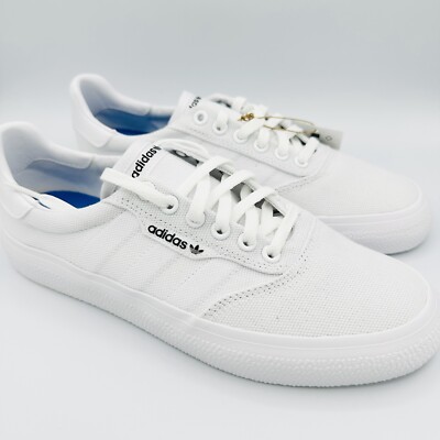 Adidas 3MC Vulc White Black Canvas Men's Sizes New No Box B22705