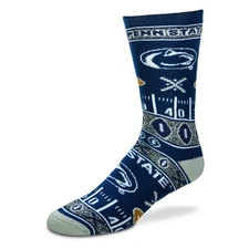 PENN STATE NITTANY LIONS SUPER FAN SOCKS LG FOR BARE FEET NEW